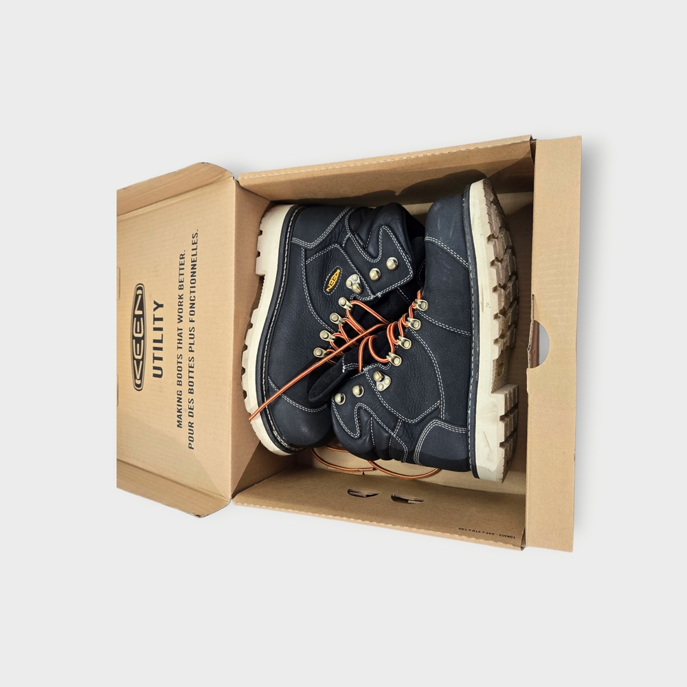 KEEN Cincinnati 6 inch Waterproof Boot Carbon Toe Size 8.5D Work Boots Worn Once - Picture 11 of 13